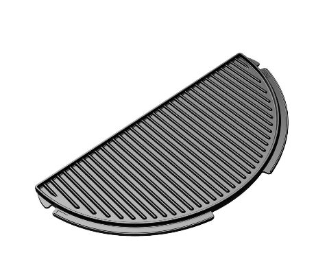 Big Green Egg Large CI Half Moon Plancha Griddle 8.5 in. W