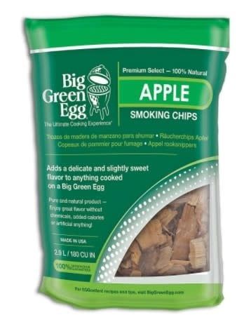 Big Green Egg All Natural Apple Wood Smoking Chips 180 cu in
