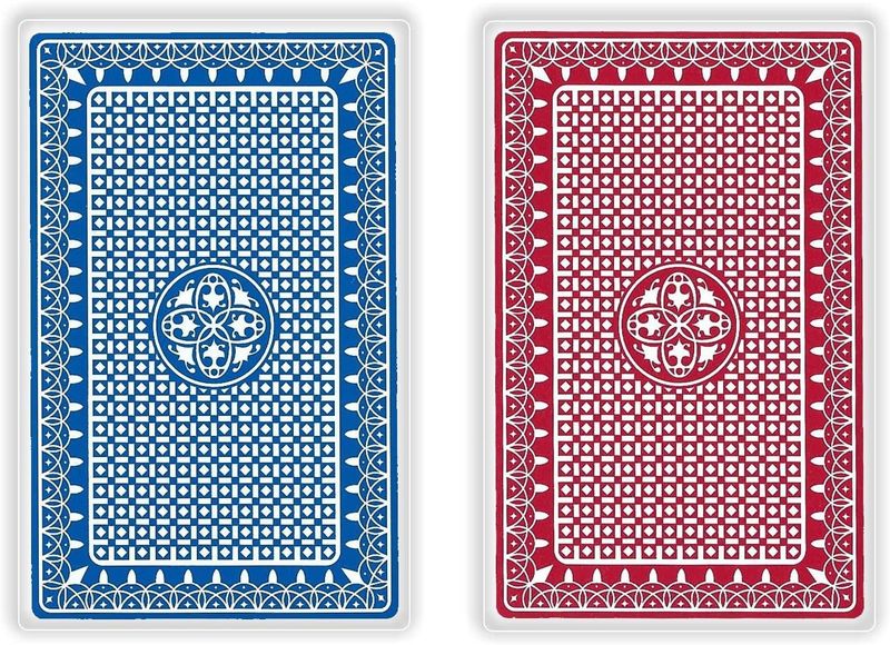 Marion Jumbo Clover Casino Plastic Playing cards