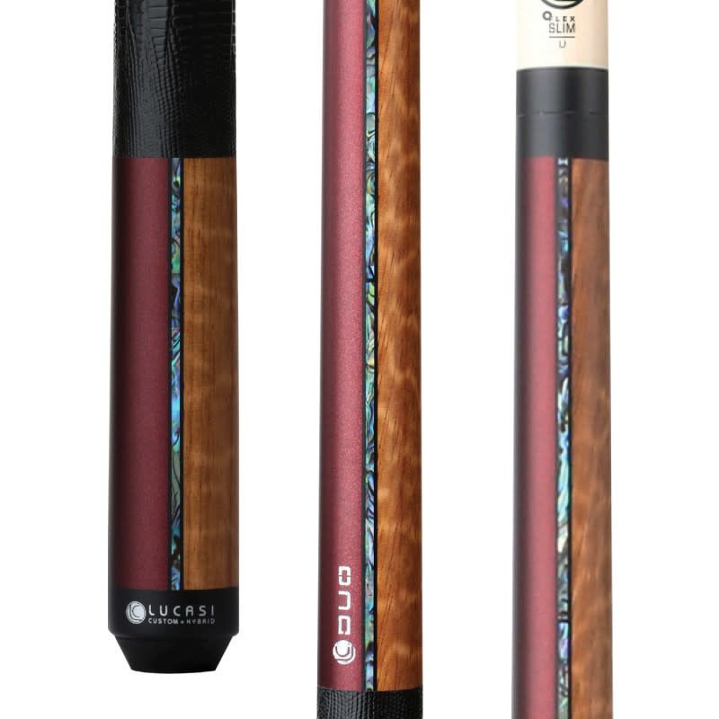 Lucasi LZDU14 Garnet &amp; Apitong Cue Stick