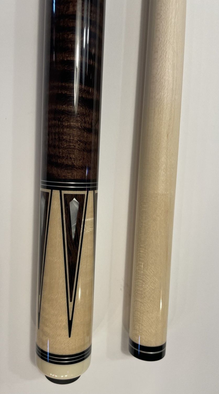 P12-M Pechauer Custom Brown Cue Stick with 12.25mm Shaft