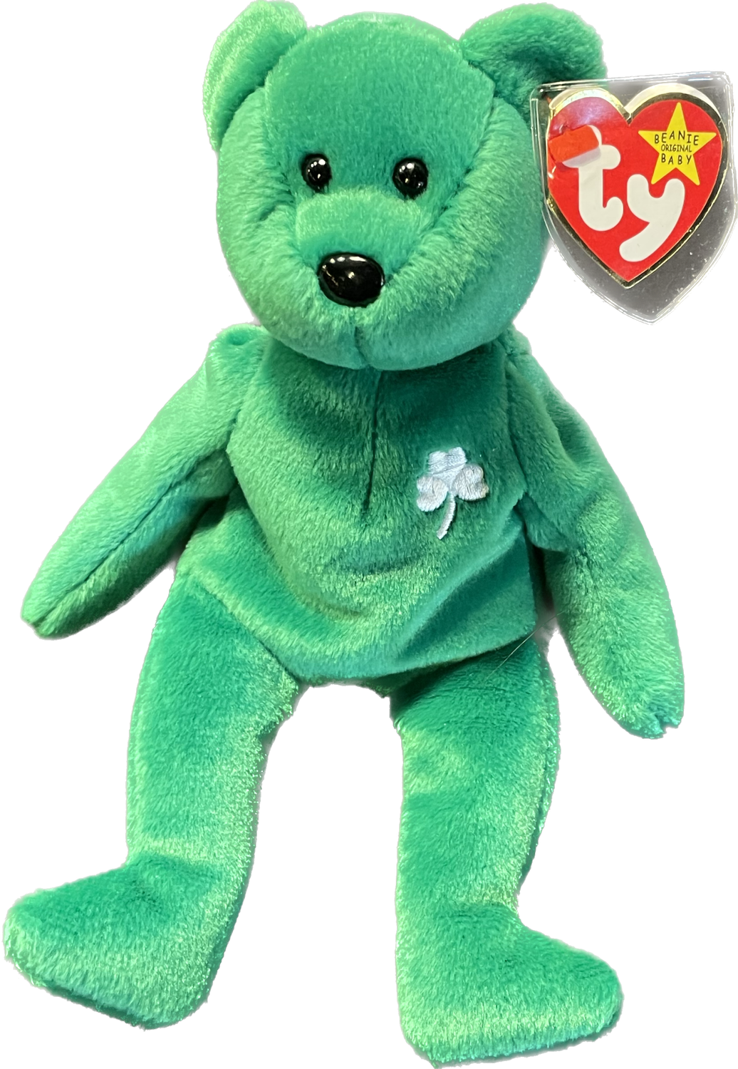 TY Green Erin Saint Patty Beanie Baby Bear