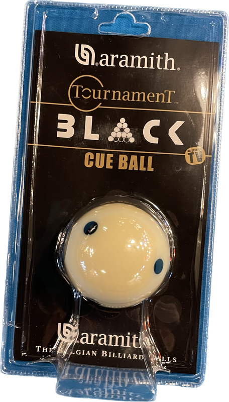 Tournament Aramith Black Pro Cup Cue Ball blister pack