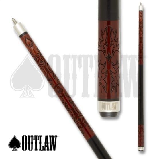 Outlaw OL54 Cherry Cue Stick tribal Boot