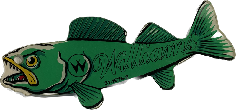 Fish Tales Williams Pinball Machine Plastic Keychain