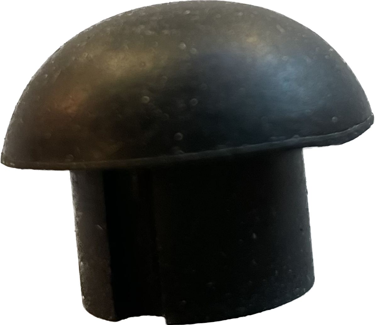Billiard Round Rubber Twist on Bumper Butt Cap Stopper 1&quot;