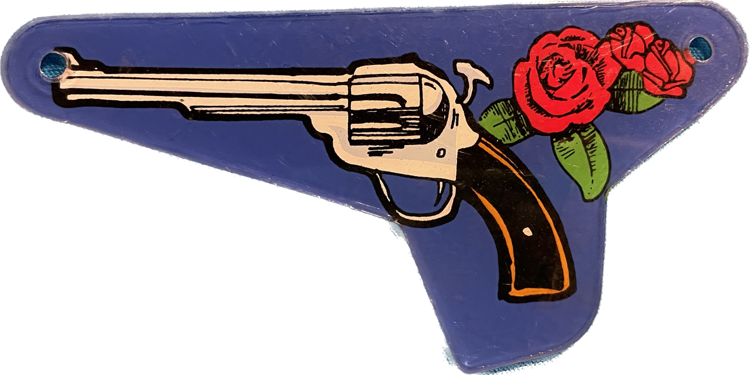 Data East Guns N Roses Pinball Machine Playfield Plastic Slingshot Left &amp; NOS