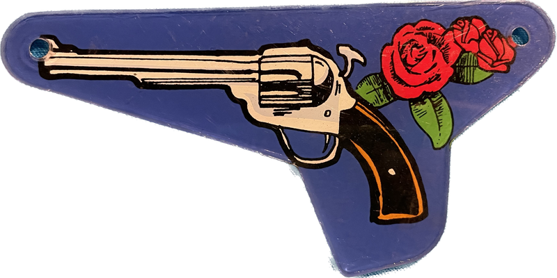 Data East Guns N Roses Pinball Machine Playfield Plastic Slingshot Left &amp; NOS