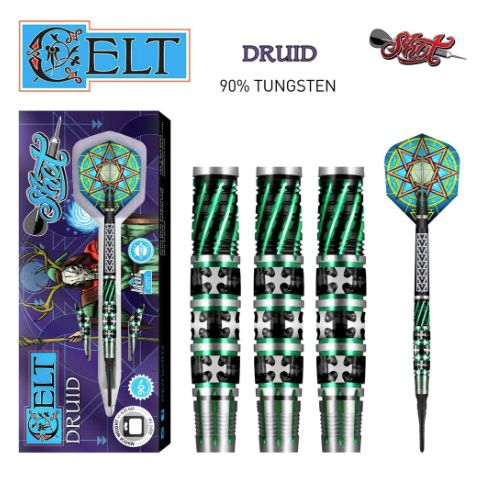 Celtic Druid Steel Tip Dart Set 18gm