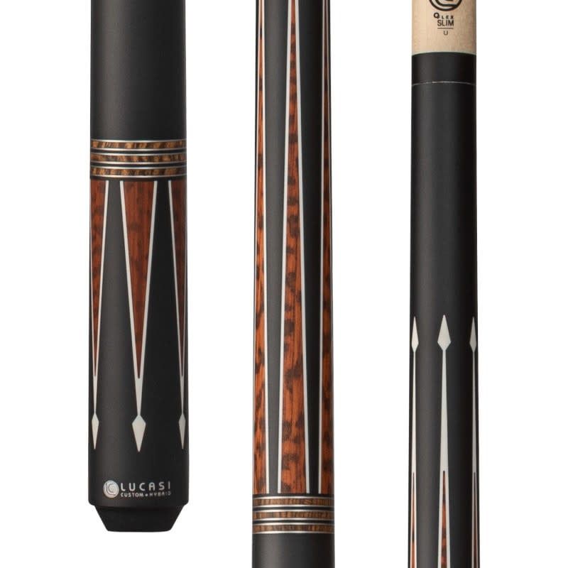 LZC55 Lucasi Matte Black Cue Stick