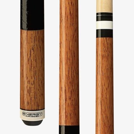 HC09 Energy By Players Walnut Gloss Cue with Simulated Leather Wrap