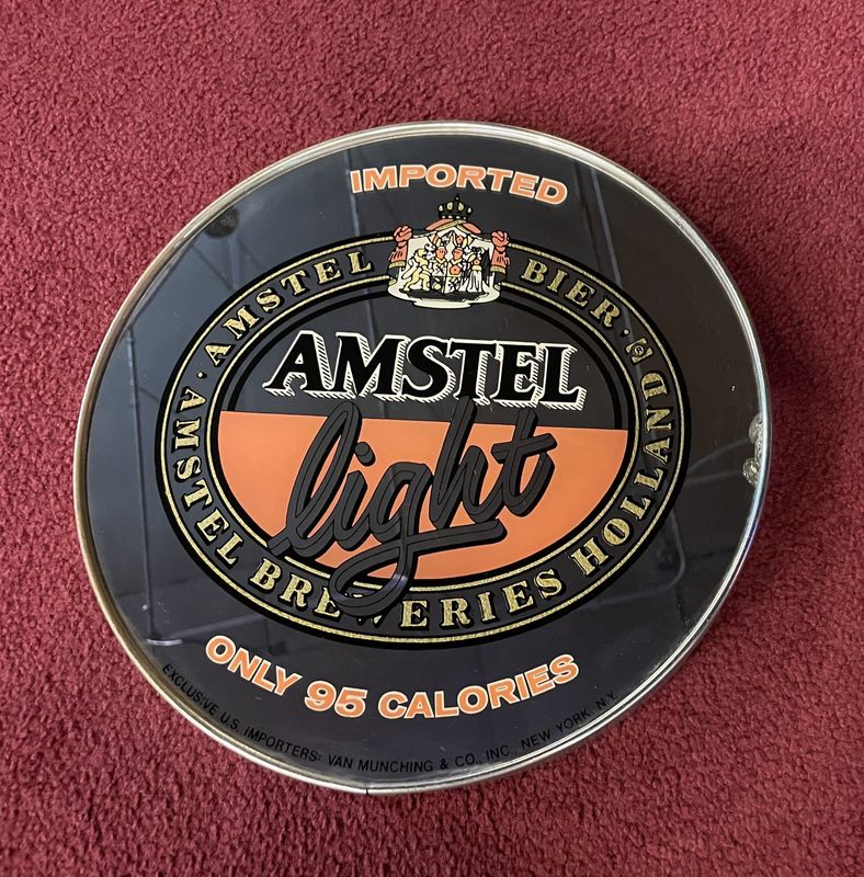 Amstel Light Circular Round Beer Mirror