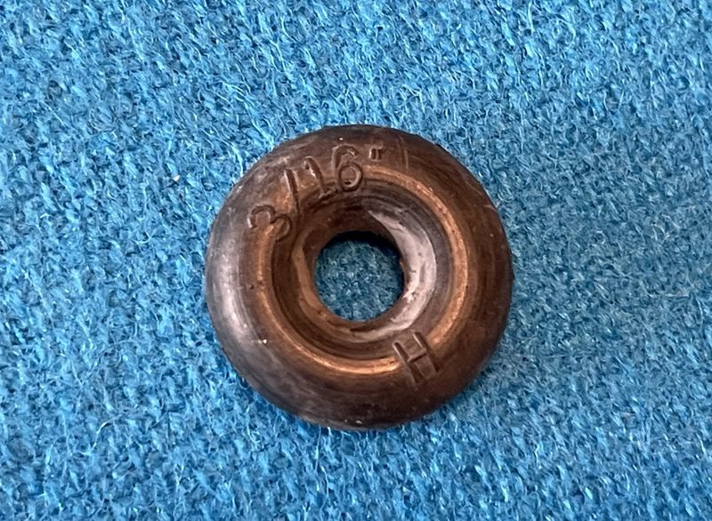 3/16&quot; Black Pinball Rubber