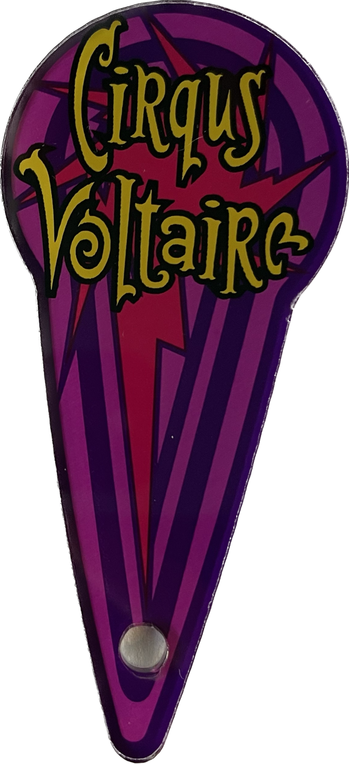 Bally Cirqus Voltaire Pinball Playfield Plastic NOS