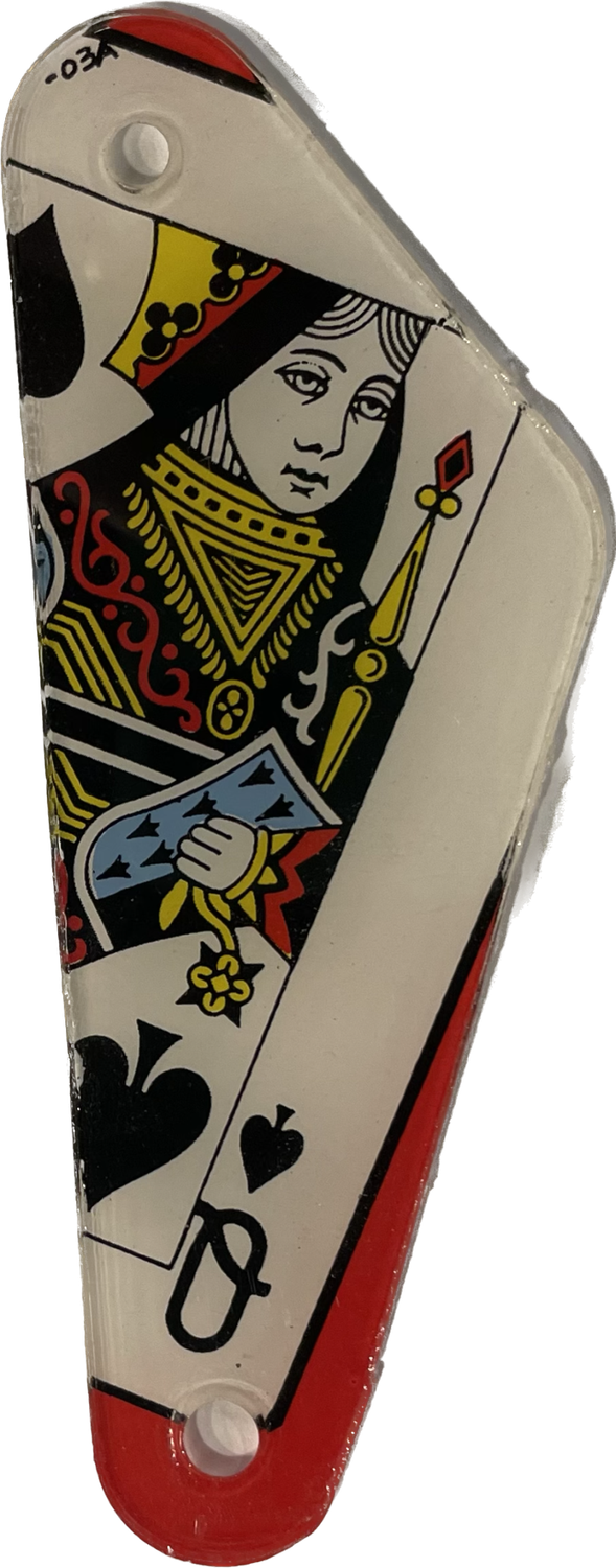 Maverick Data East Slingshot Plastic Queen of Spades