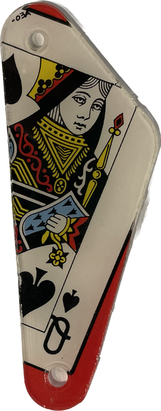 Maverick Data East Slingshot Plastic Queen of Spades
