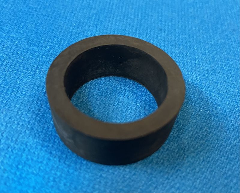Black Pinball Flipper Rubber - 0.5&quot; X 1&quot;
