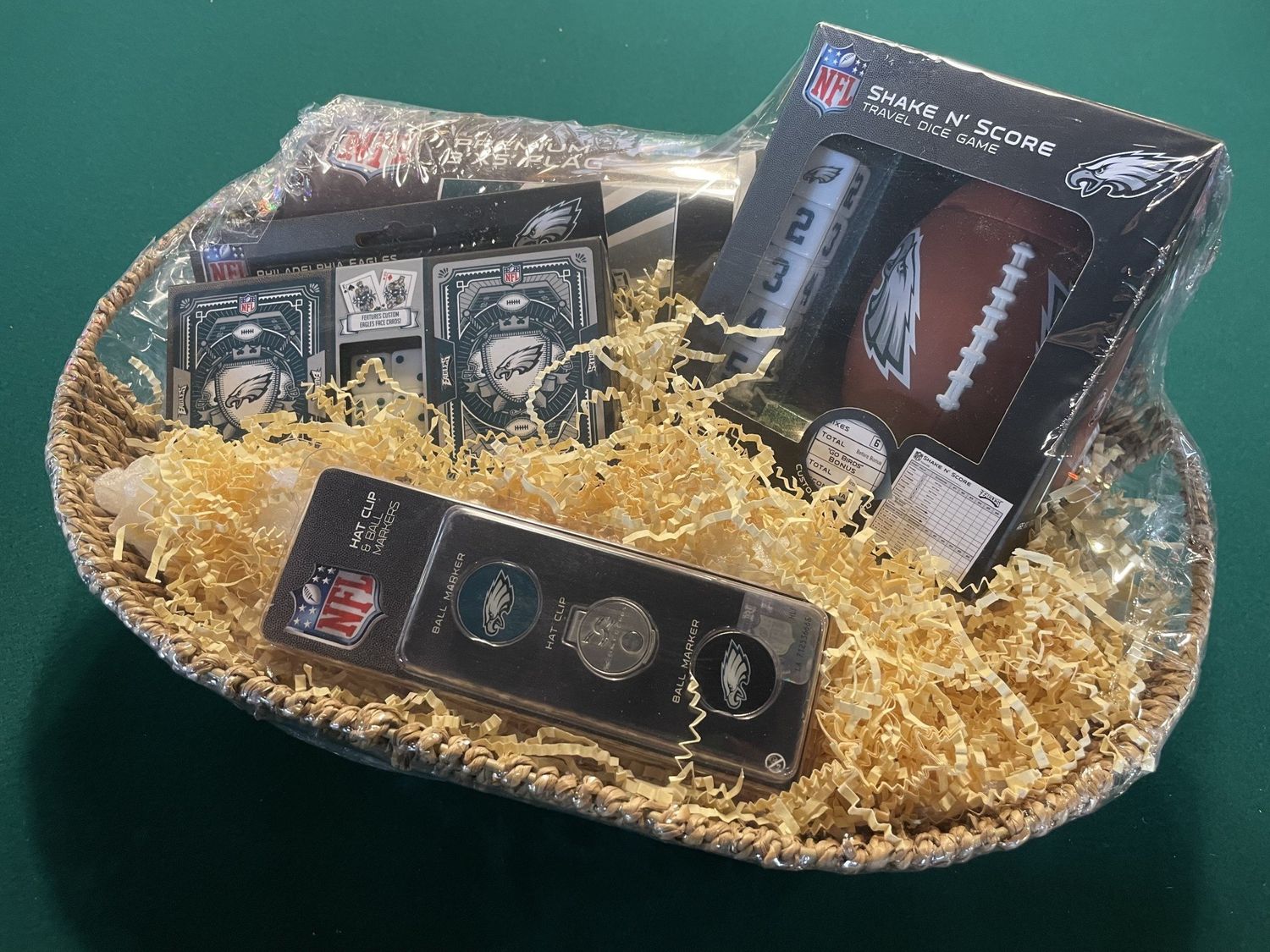 Philadelphia Eagles Game Pack Gift Basket