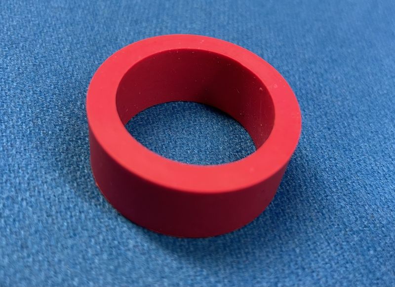 Red Pinball Flipper Rubber - 0.5&quot; X 1&quot;