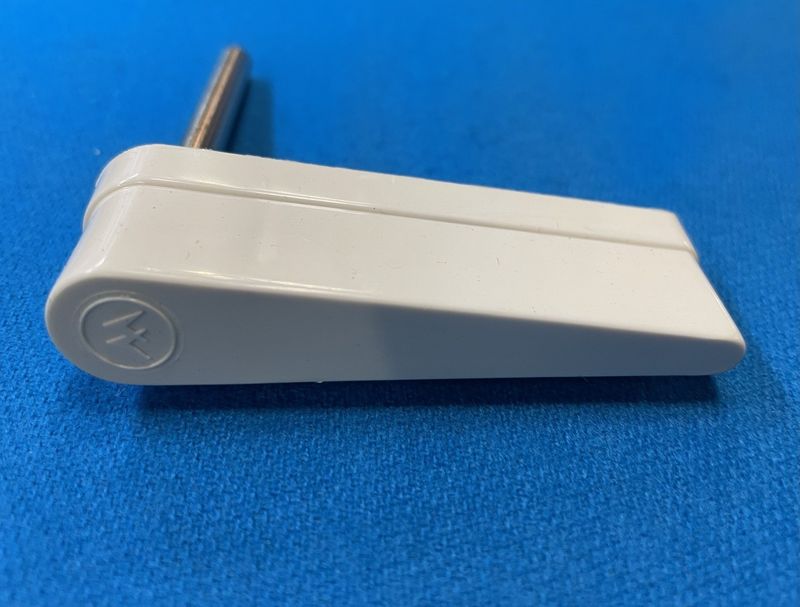 White Plastic Williams Flipper and shaft (each)