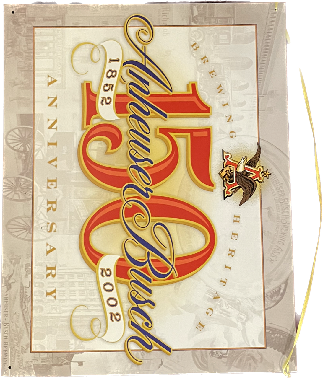 150 Anniversary Anheuser Busch Brewing Heritage Beer Metal Tin