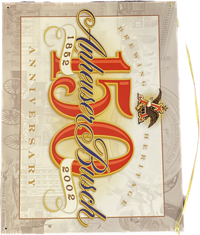 150 Anniversary Anheuser Busch Brewing Heritage Beer Metal Tin
