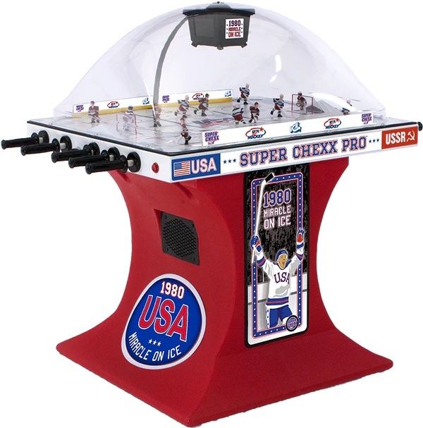Super Chexx Miracle on Ice Edition red base with cup holders