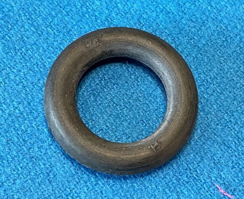 3/4&quot; Black pinball rubber