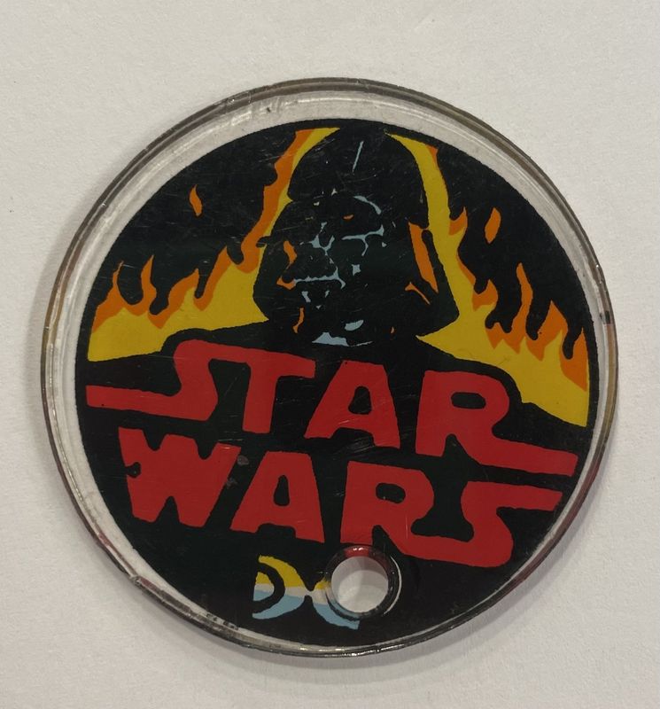 Star Wars Plastic Pinball Key Fob Chain - Data East