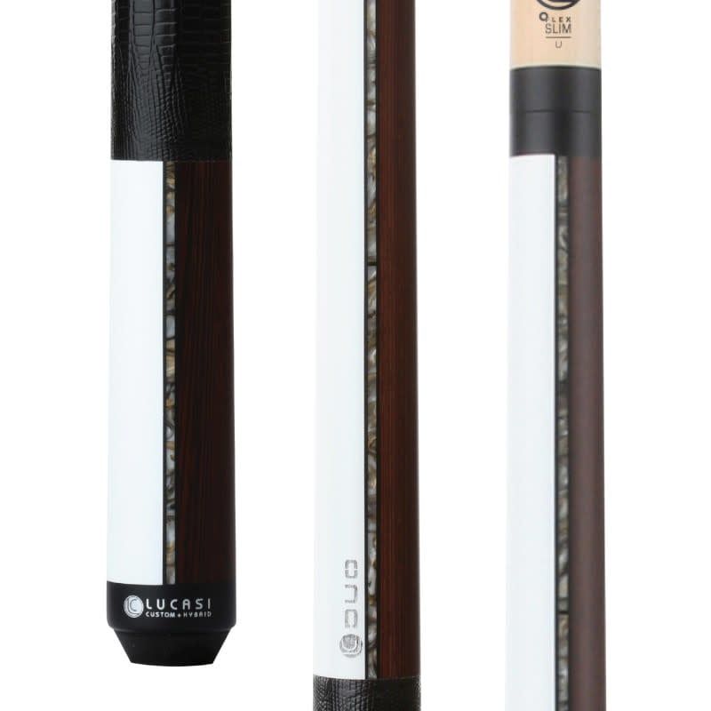 Lucasi LUX  LZDU11 LZDU11 LUCASI DUO HALF PAINT/HALF EXOTIC WOOD SERIES POOL CUE