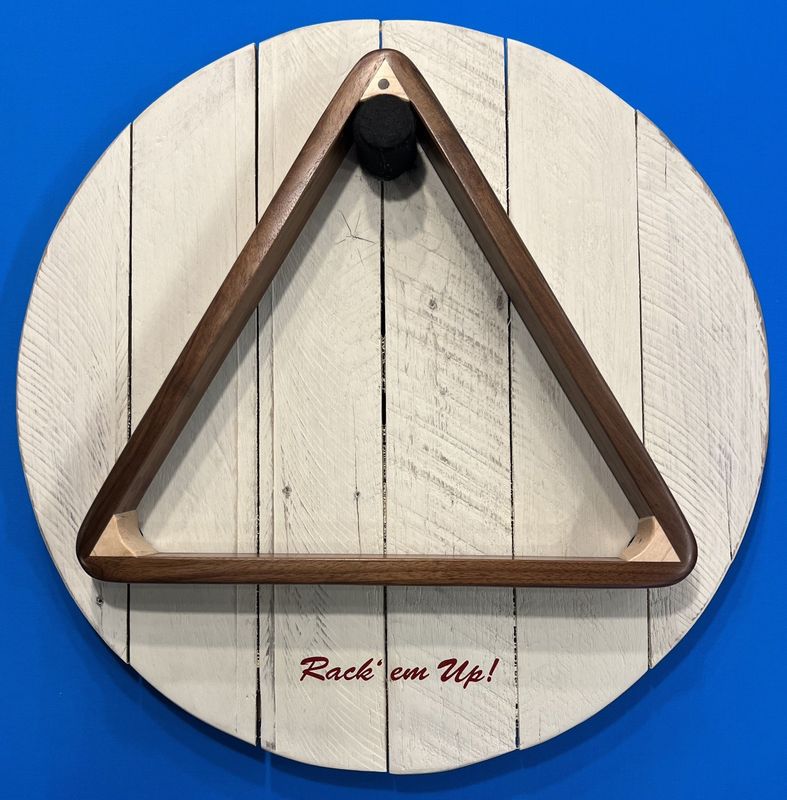 Bill Westley Rack Em Up 8 Ball Rack Wall Holder