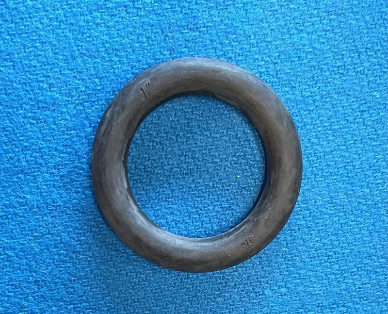 1&quot; Black Pinball rubber