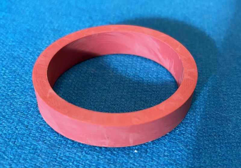 Red Pinball Flipper Rubber - 3/8&quot; X 1&quot;
