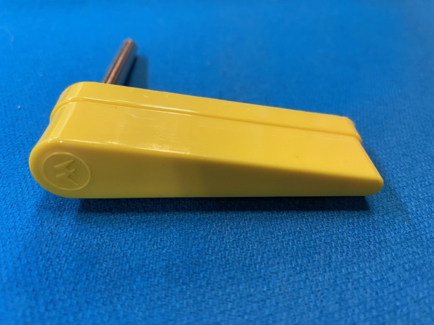 Yellow Plastic Williams Flipper and shaft (each)