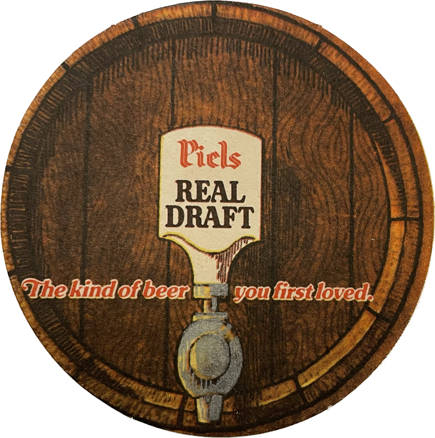 Vintage Piels Real Draft Beer Coaster - Set of 10