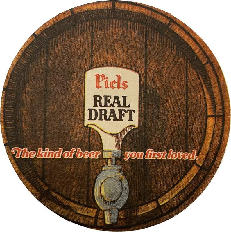 Vintage Piels Real Draft Beer Coaster - Set of 10