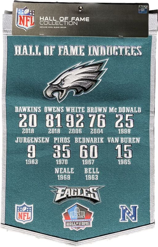 Philadelphia Eagles HOF Banner 77003