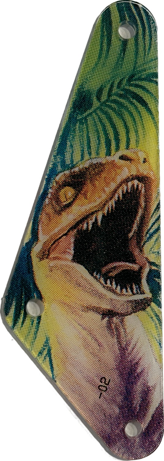 Jurassic Park The Lost World Sega Pinball Plastics NOS - Slingshot Left