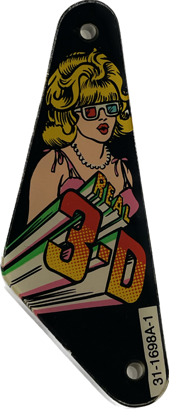 Bally Creature from the Black Lagoon Pinball Machine Plastic Slingshot NOS
