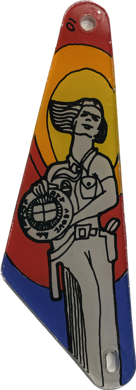 Last Action Hero pinball machine slingshot Plastic- Left