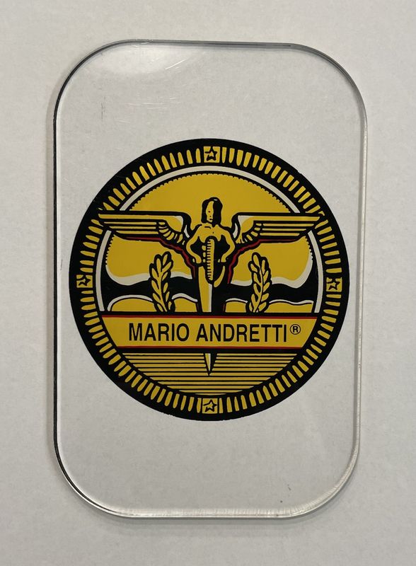 MARIO ANDRETTI Promo Pinball INDY LOGO Plastic Speaker Cut Out GOTTLIEB 1995
