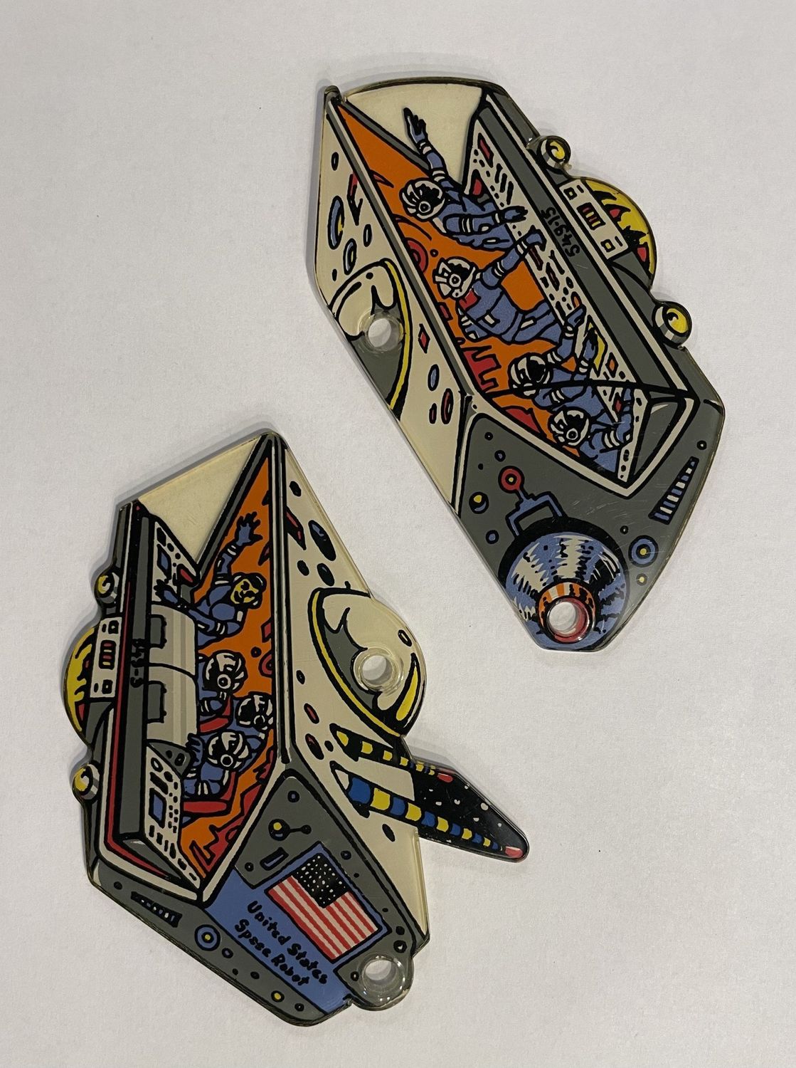 Pinball Machine Plastic  Pin Bot 549-3 &amp; 549-15