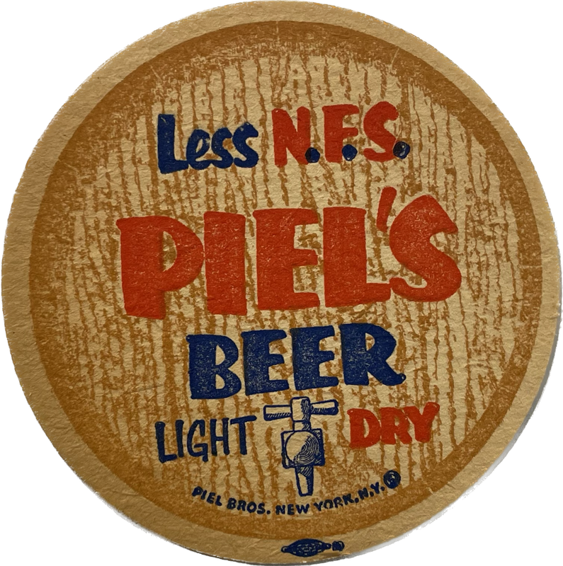 Vintage Piel&#39;s Light Dry Beer Coaster - Set of 10 Coasters