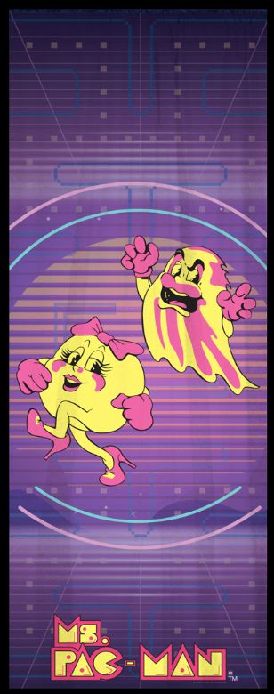 MS. PAC MAN TAPESTRIE