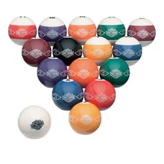 Harley Davidson H-D B &amp; S Flames Billiard Ball Set
