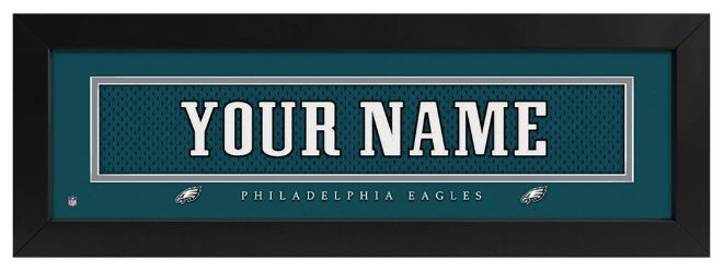 Philadelphia Eagles Name Plate Custom Print