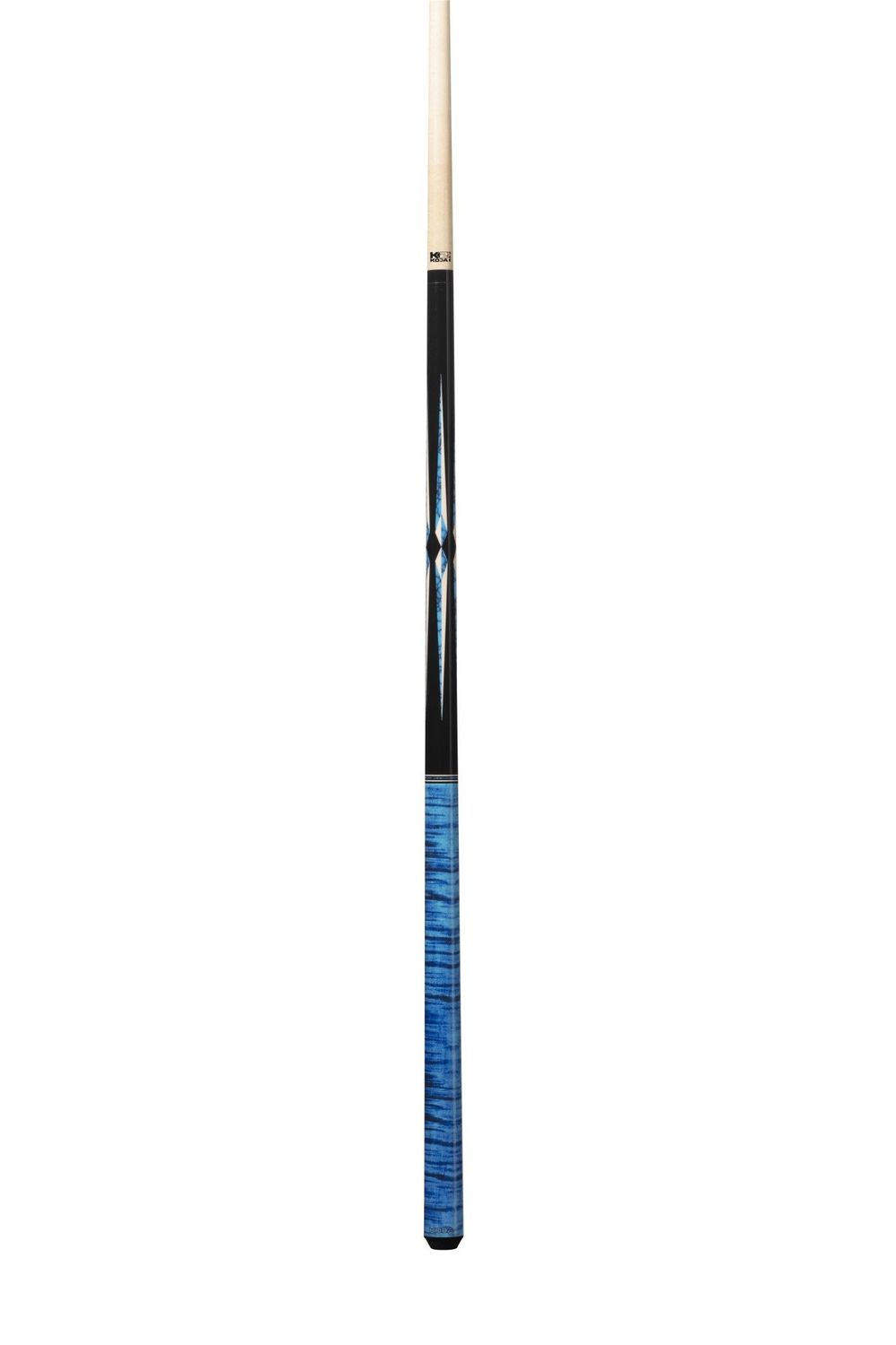 KL141 LD BLACK &amp; BLUE CUE STICK W/ 12.5MM SHAFT
