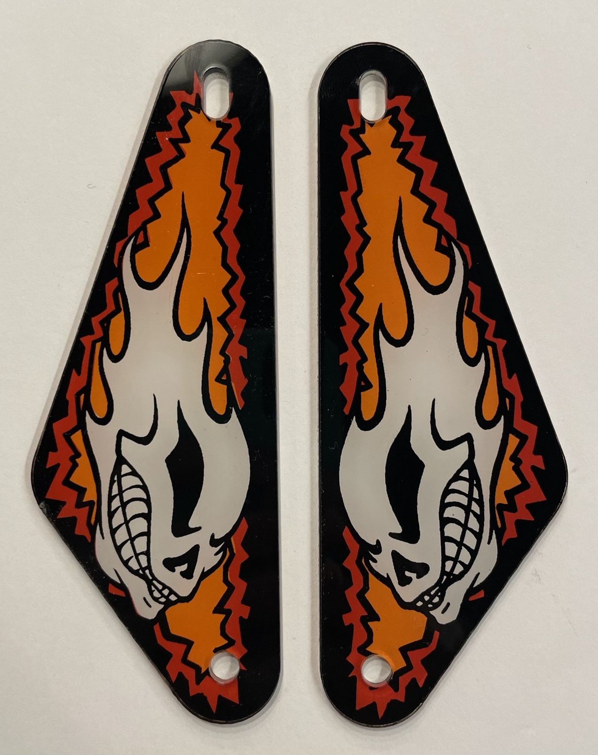 No Fear Slingshot Plastic Set of 2 New NOS Williams Pinball Machine Parts