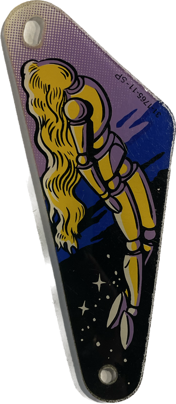 TWILIGHT ZONE (BALLY) Pinball SLINGSHOT PLASTICS Left 31-1765-11