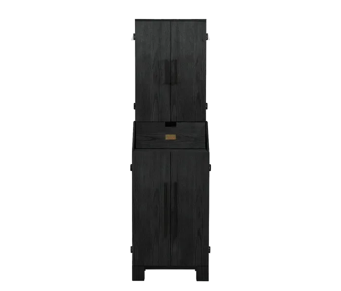 Alta Standup Dartboard Cabinet - Black Ash